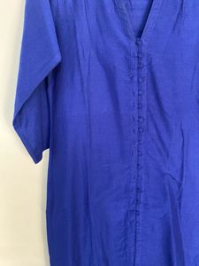 Blue Cotton Kurta