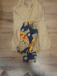 Floral Print Kurta with Pants