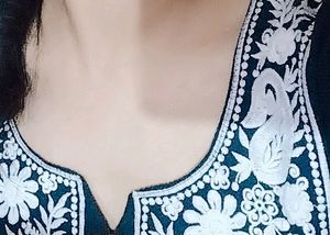 A Georgette Black Tunic