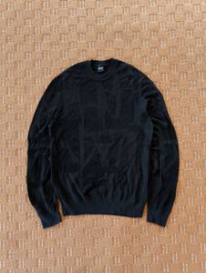 HUGO BOSS SWEATSHIRT BLACK