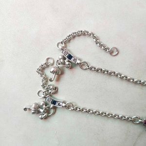 SLIGHTLY used Pure Silver Anklets पायल