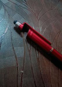 Red Pen with Stylus