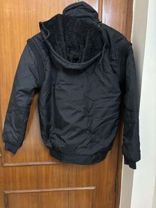 🆕Men’s Jacket with Detachable Hood &amp; Sleeves