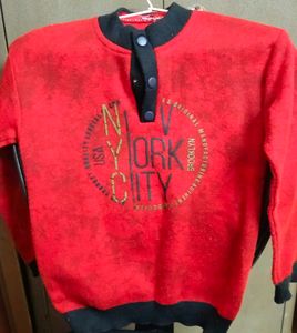 Red NYC Pullover