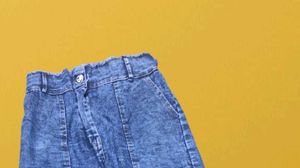 L@57 Size-28 Chic Wide Leg Denim Jeans