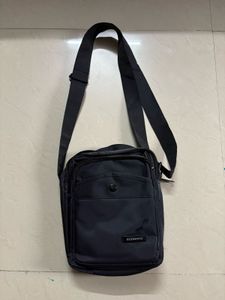Men's Black Shoulder Bag