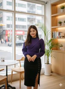 Stylish Purple Top