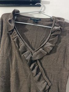 Sweatshirt Beautiful Stylish With Side Leather Bel