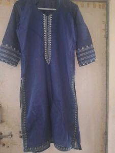 Elegant Navy Blue Kurta
