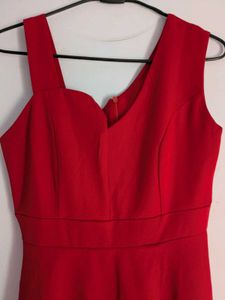 Red Sleeveless Dress