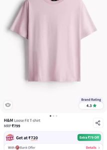 H&M Loose Fit Tee