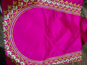 Maggam Work Pattu Blouse piece