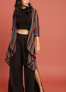 Striped Colorful Shrug