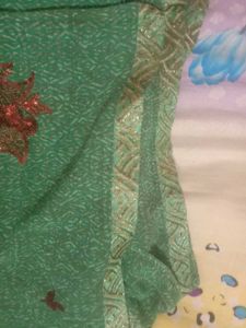Green Saree
