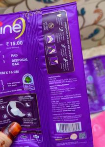 Nine Sanitary Pads &amp; Wipes