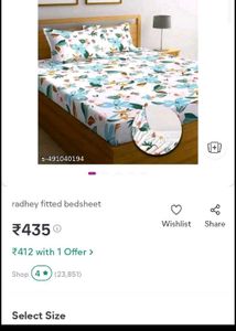 Beautiful Elastic Fitted Bedsheet