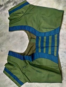Green color Silk Blouse