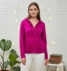Pink Jacket With Hoodie