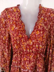 Floral Print Mini Dress