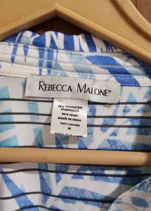 Blue Shirt Cum Top