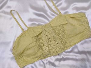 Crochet Bralette Detail Top