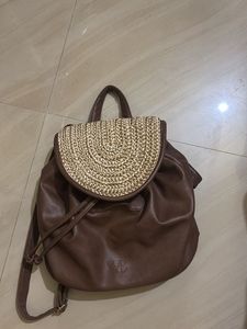 Woven Tapestry Tote Bag &amp; Small Backpack