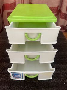 Plastic 3-Drawer Storage Organizer