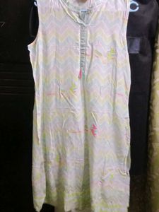 Stylish Lime Green Kurta Ateesa Brand M Size