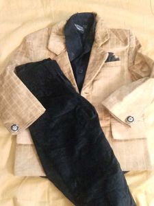 Boys Beige Suit