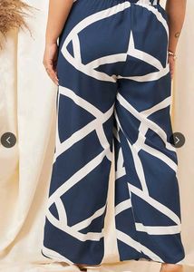 Geometric Print Pants