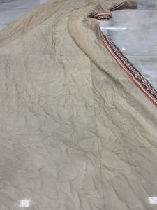 Golden Dupatta Big Size Wid Border