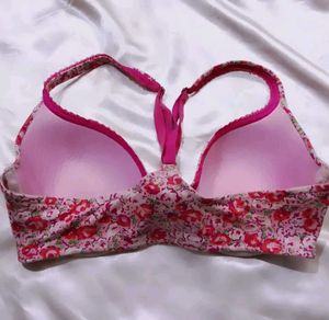 Floral Print Bra