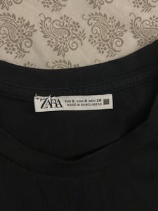 Zara Black Crop Top