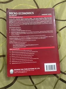 MICRO ECONOMICS FOR CLASS 11th. (cash Only)