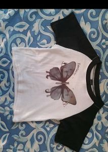 Butterfly Graphic Tee and jeans combo