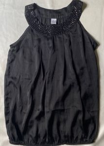 Black Beaded Top