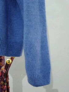 Blue Knit Sweater
