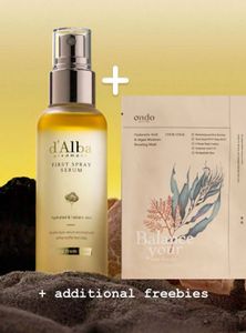 d'Alba First Spray Serum + Ondo sheet mask