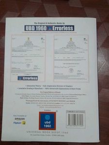 Errorless Physics Vol 1- NEET 2025 Edition