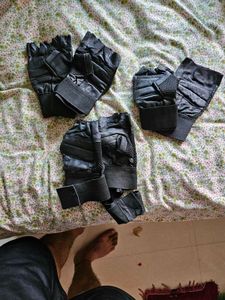 3 Workout Gloves - Black