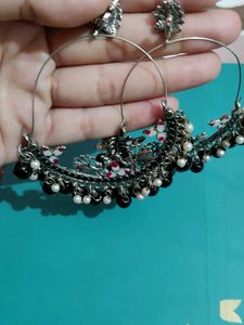 It&#39;s Oxidised Earings It&#39;s Used One Time Stil In Good Condition