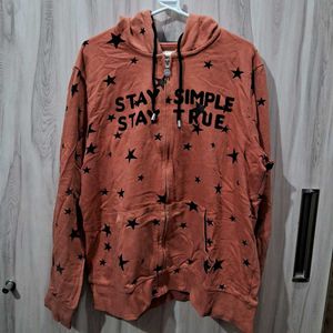 Rust Hoodie Jacket