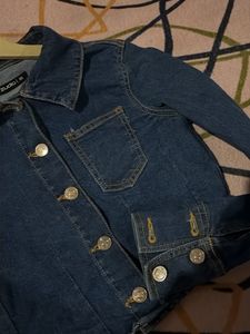 Denim Cropped Jacket