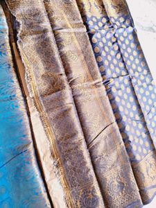 New Blue Saree