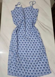 Blue Floral Sundress