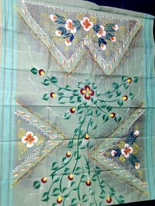 Hand Painted Cotton Saree