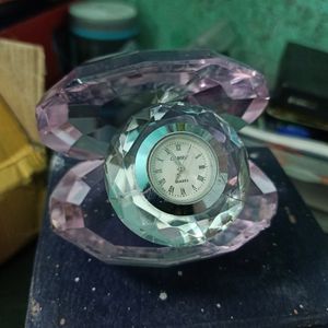 Cristal Showpiece With Watch