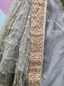 elegant chanderi pallazo suit