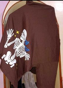 Brown &#39;DO ONESEIF&#39; Graphic Tee