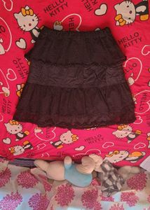 Gothic Tiered Ruffle Skirt